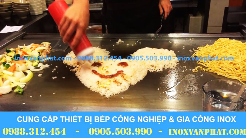 Bếp chiên nhà hàng