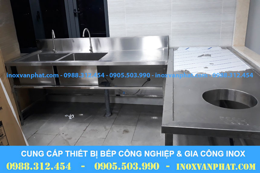 Chậu rửa inox công nghiệp