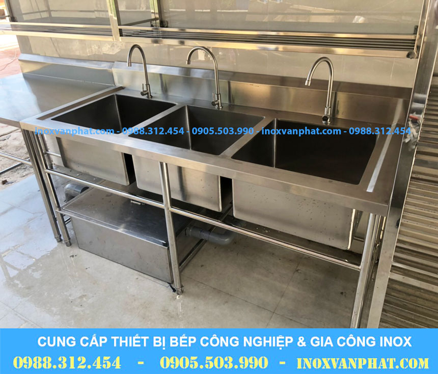 Chậu rửa inox công nghiệp