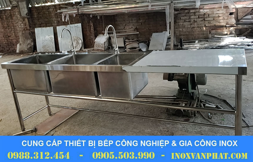 Chậu rửa inox công nghiệp