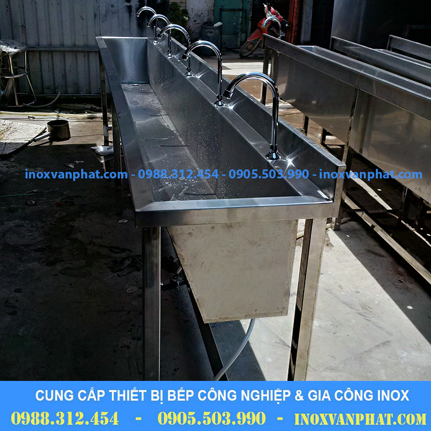 Máng rửa tay inox công nghiệp