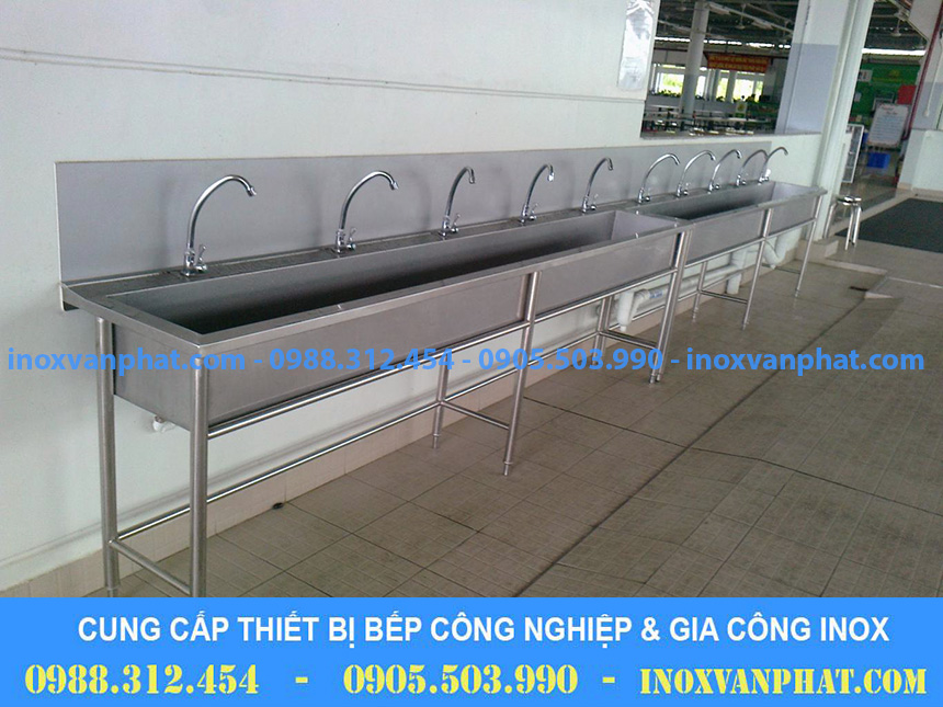 Máng rửa tay inox công nghiệp