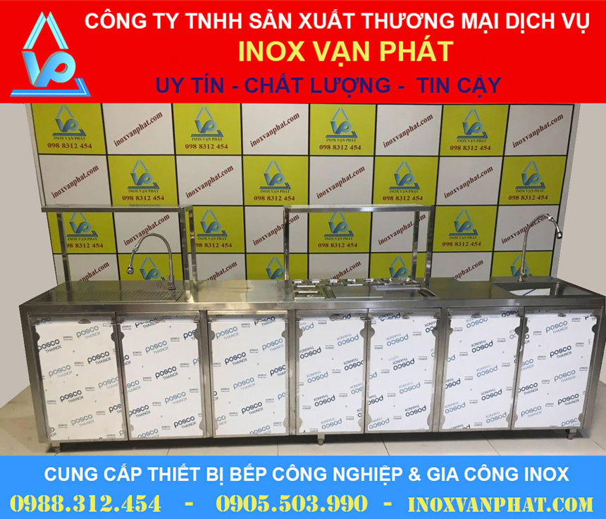 Quầy pha chế inox