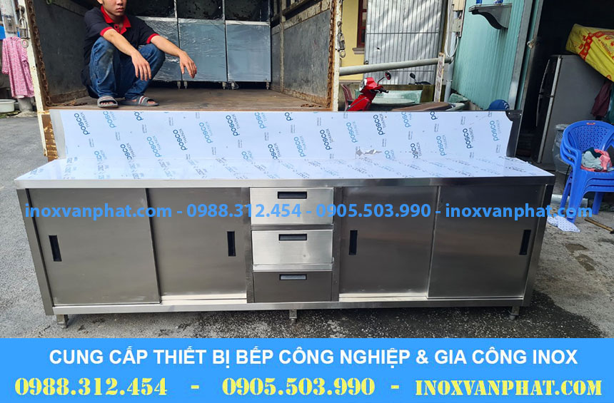 Quầy pha chế inox