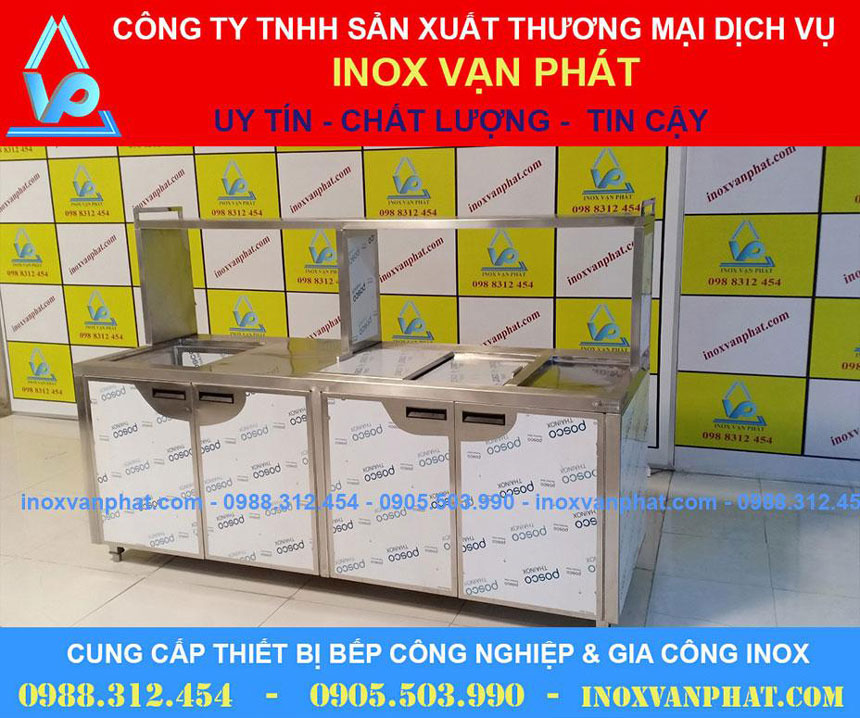 Quầy pha chế inox