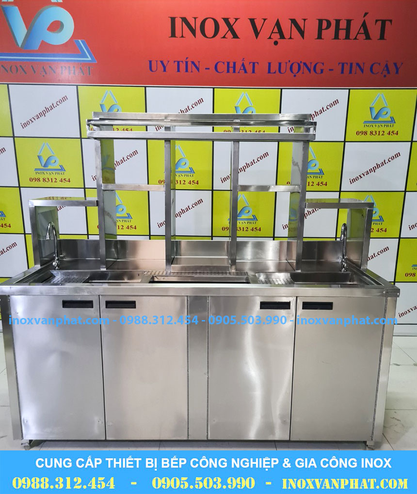 Quầy pha chế inox