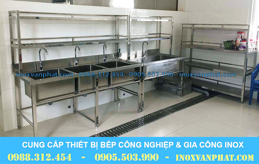 Chậu rửa inox công nghiệp