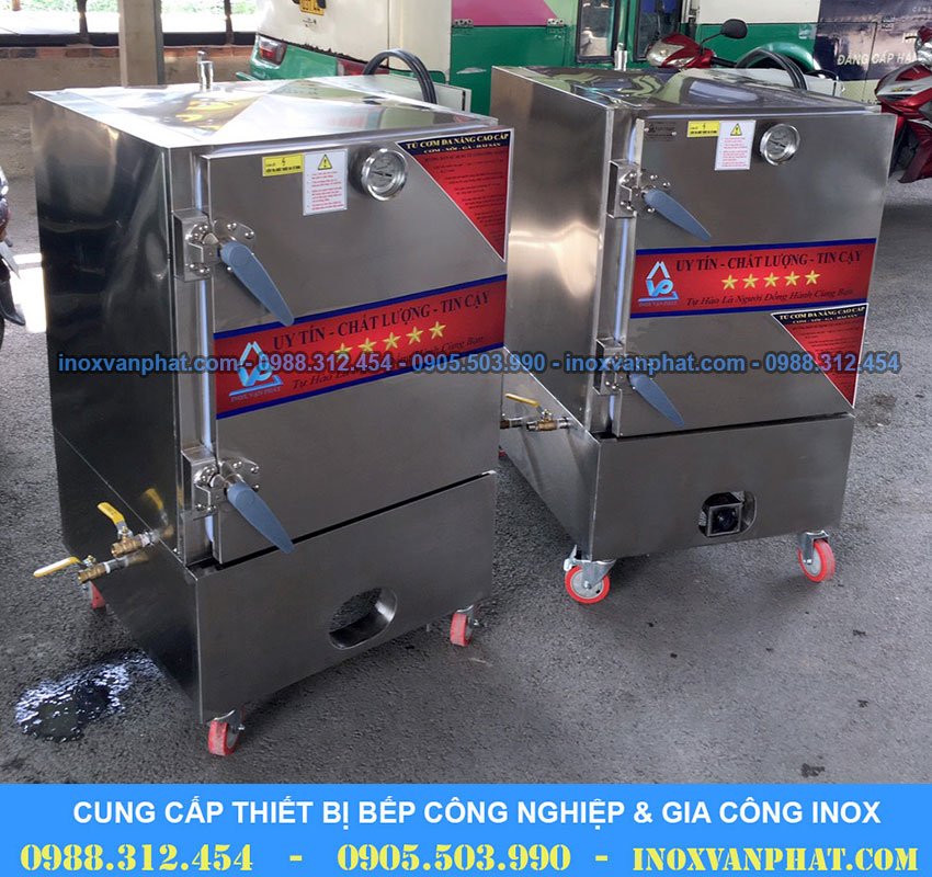 Tủ hấp cơm inox công nghiệp