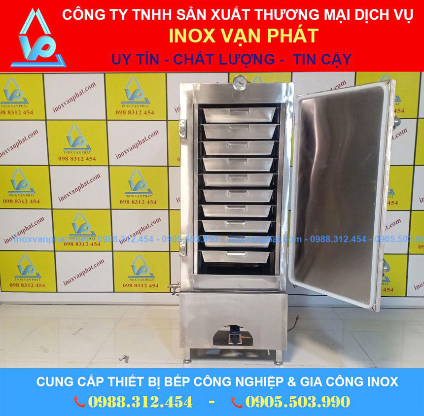 Tủ hấp cơm inox công nghiệp