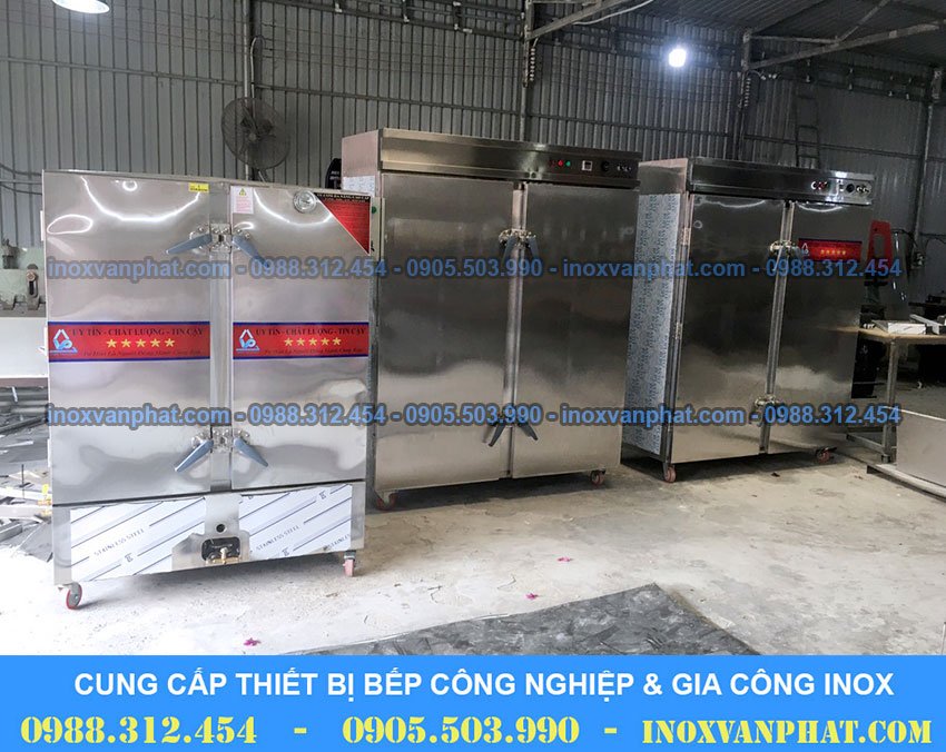 Tủ hấp cơm inox công nghiệp