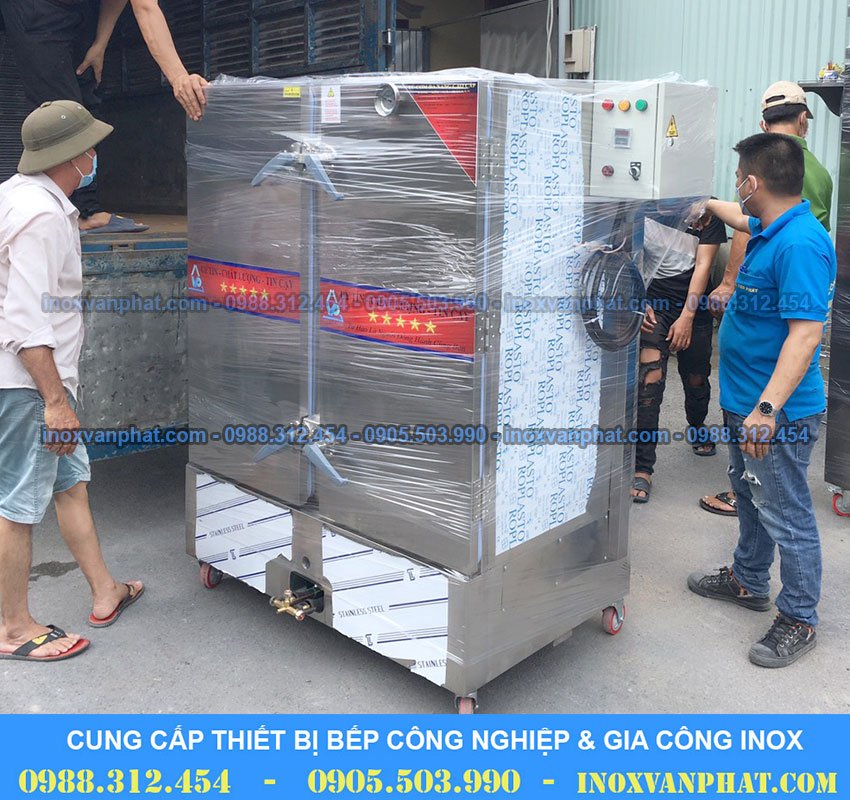 Tủ hấp cơm inox công nghiệp