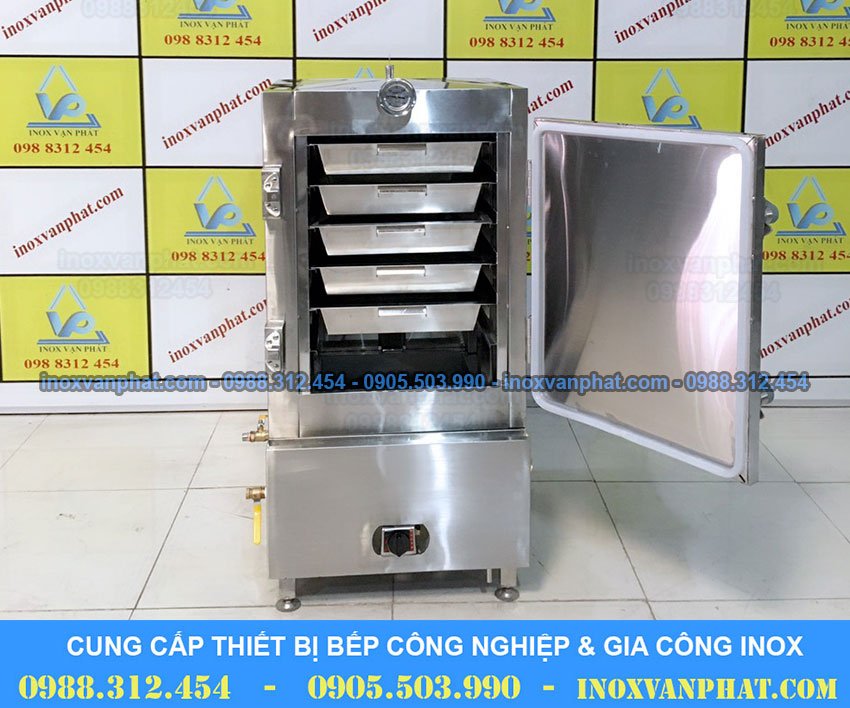 Tủ hấp cơm inox công nghiệp